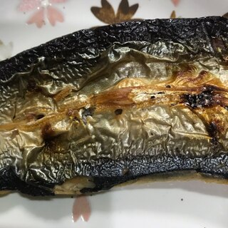 ひまわり油で✨秋刀魚の開き焼き(^^)